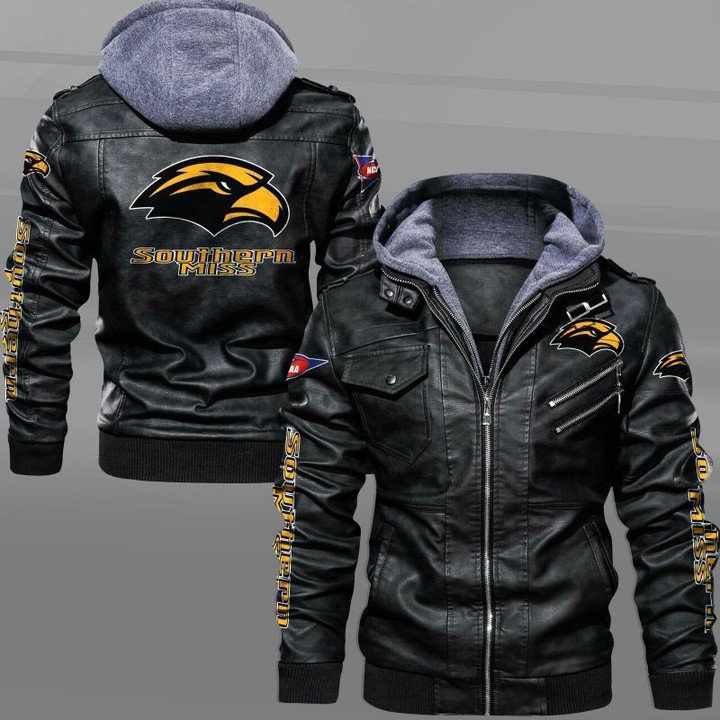 Southern Miss Golden Eagles Leather Jacket