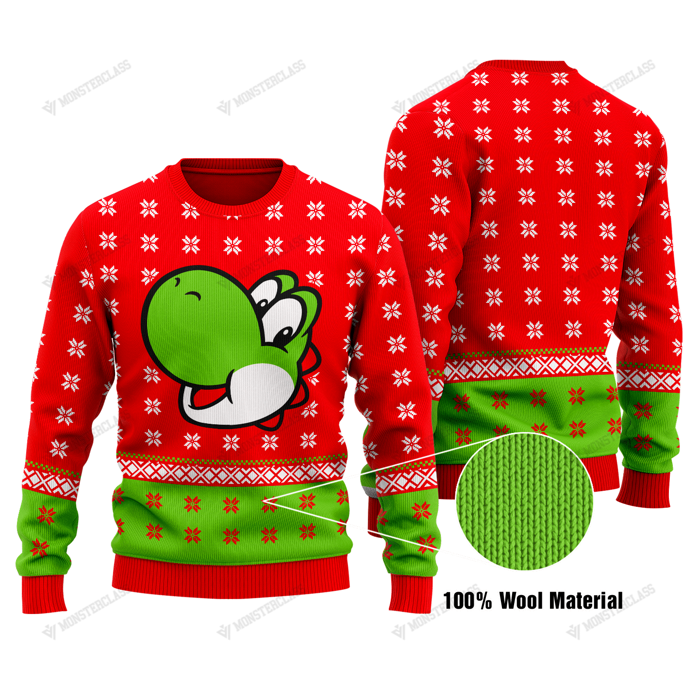 Super Mario Yoshi’s Island christmas sweater