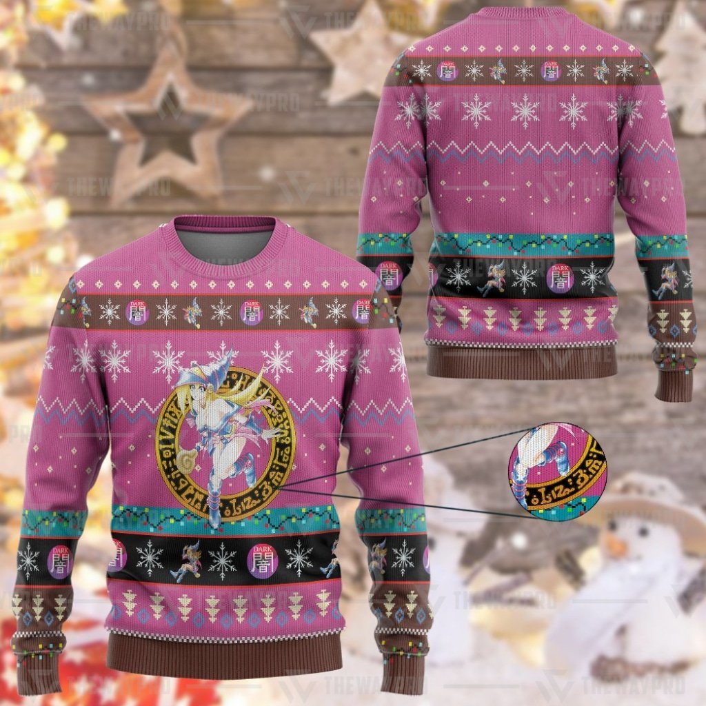 Yu Gi Oh Dark Magician Girl Christmas Sweater