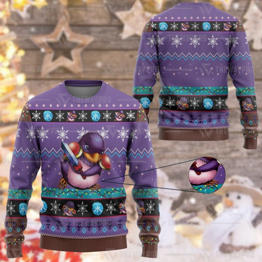 Yu Gi Oh Penguin Soldier Christmas Sweater