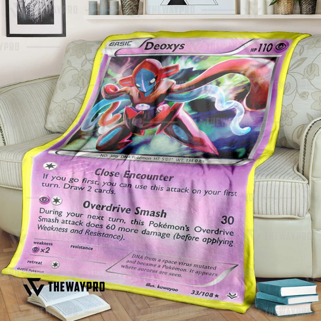 Pokemon Deoxys Cosplay Blanket