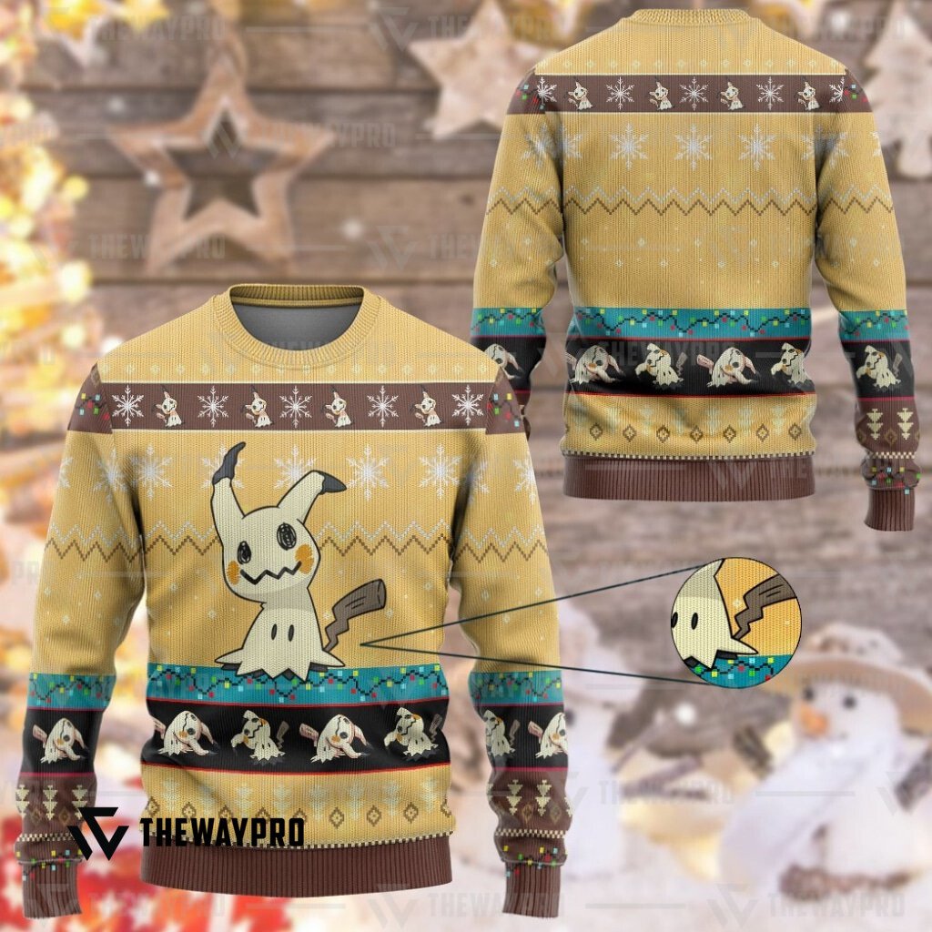 Pokemon Mimikyu Christmas Sweater