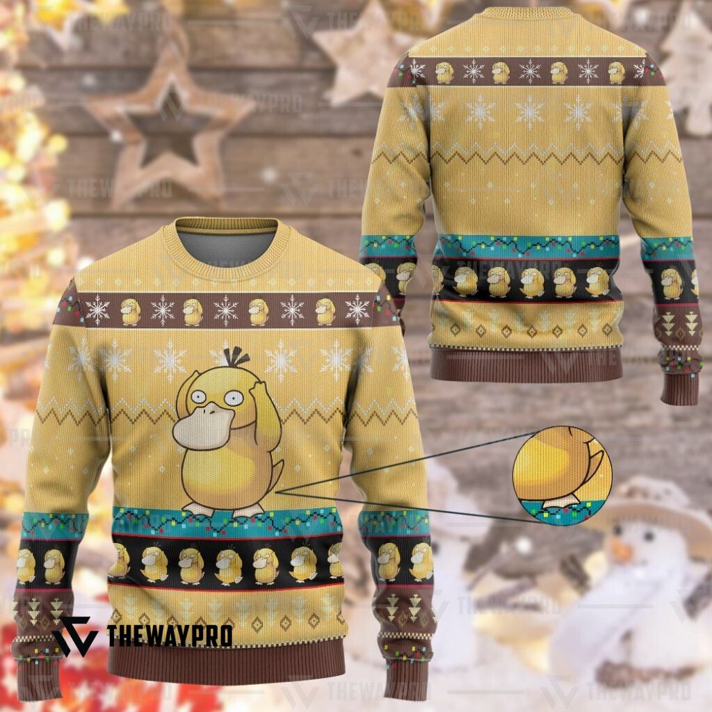 Pokemon Psyduck Christmas Sweater