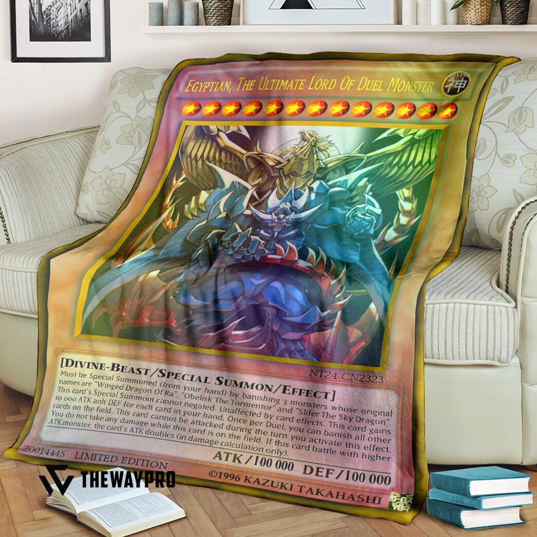 Yu Gi Oh Egyptian The Ultimate Lord Of Duel Monster Blanket