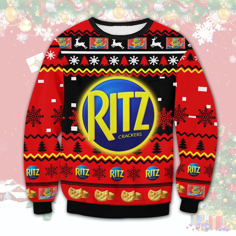 Ritz Crackers chritsmas sweater