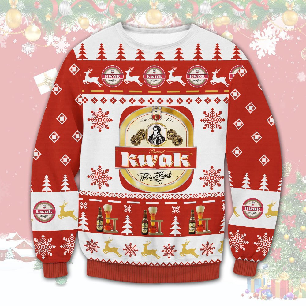 Kwak beer chritsmas sweater