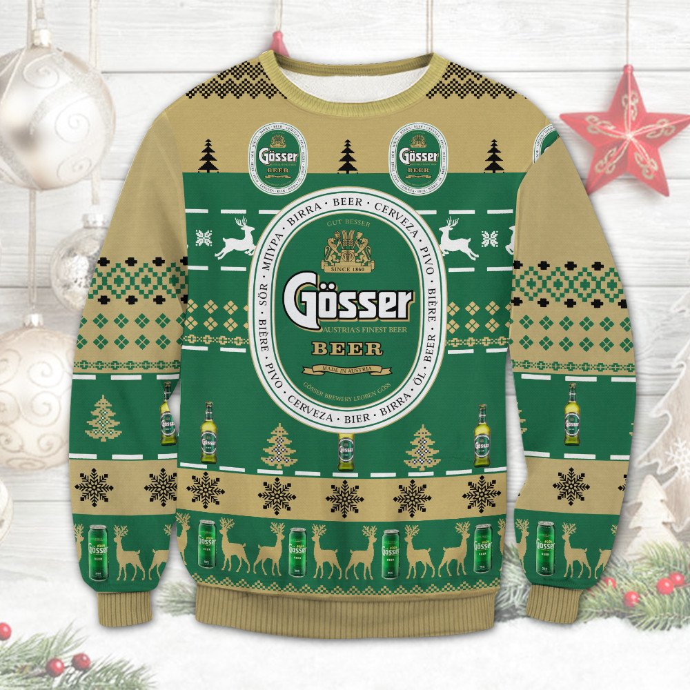 Gosser beer chritsmas sweater