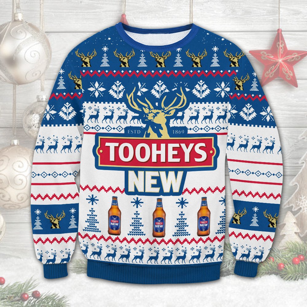 Tooheys New beer chritsmas sweater