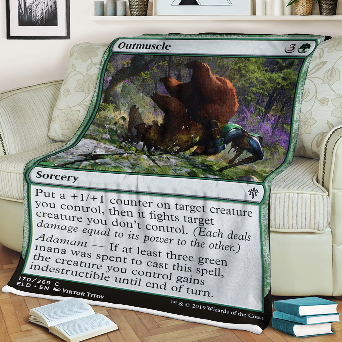 Game MTG Outmuscle Blanket