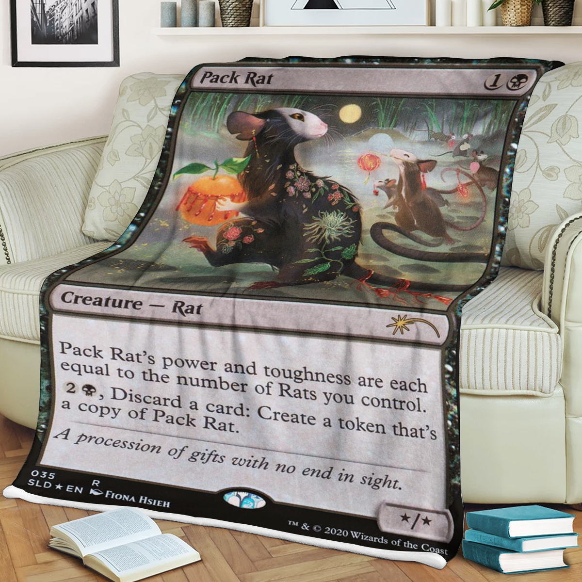 Game MTG Pack Rat Blanket