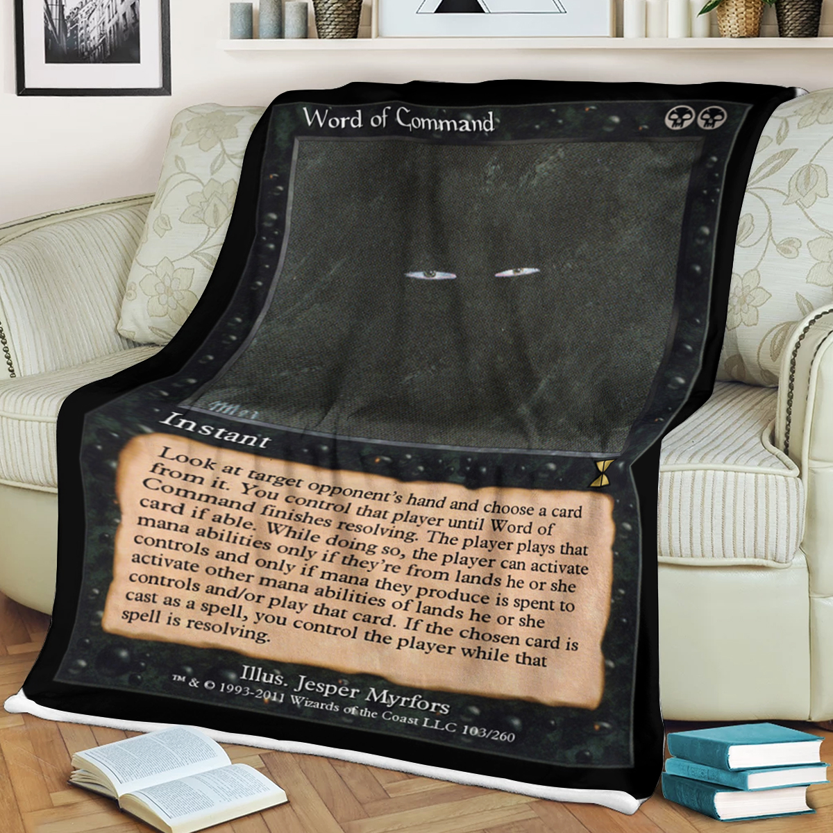 Game MTG Word of Command Blanket