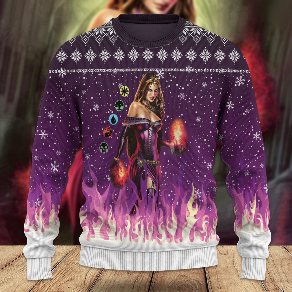 Game MTG Liliana Of The Veil christmas Sweater
