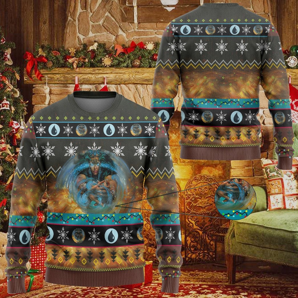 Game MTG Force Of Will Wool Sweater