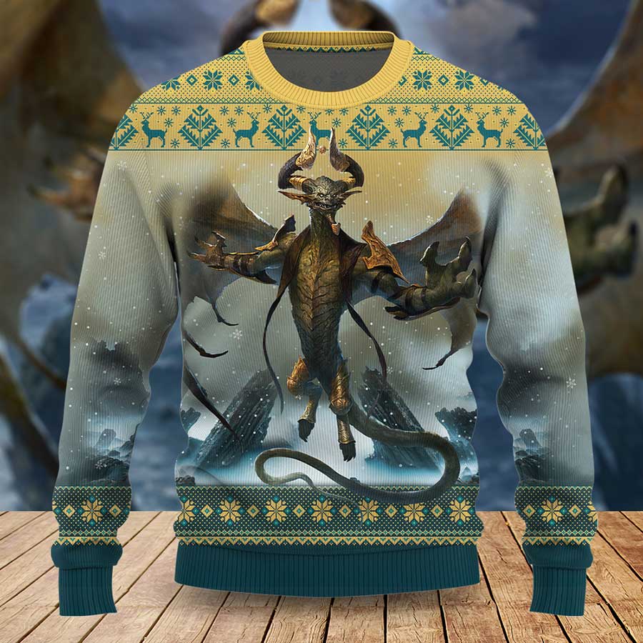 Game MTG Nicol Bolas The Arisen christmas sweater