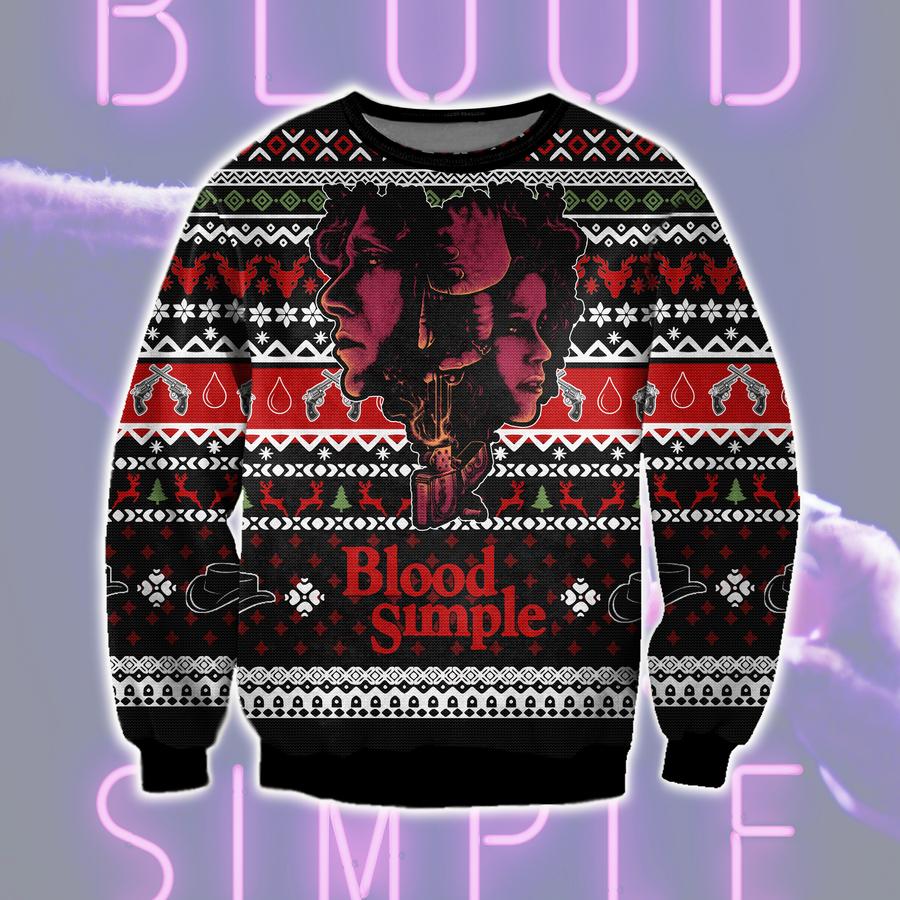 Blood Simple Christmas Sweater