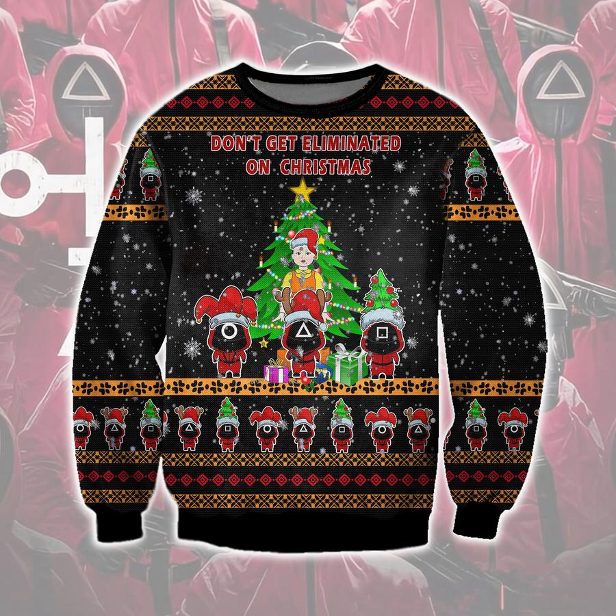 Don’t Get Eliminated On Christmas Christmas Sweater