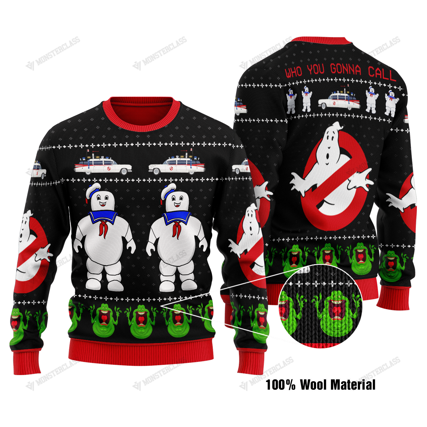 Ghostbusters Happy Halloween christmas sweater