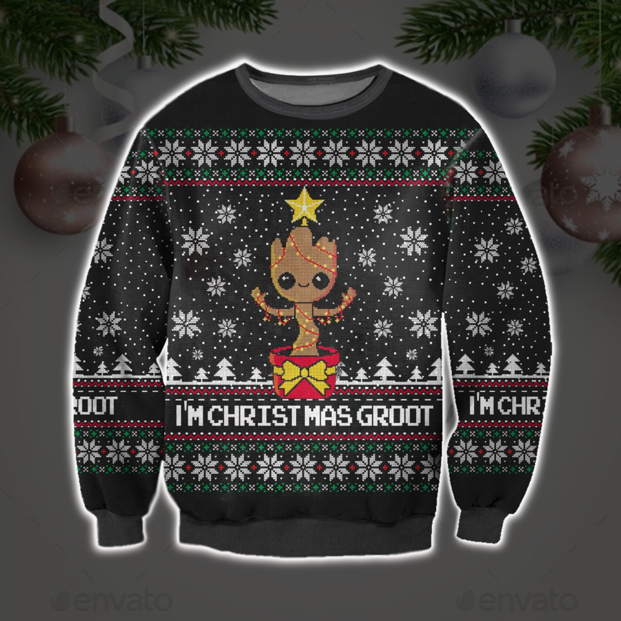 I’m Christmas Groot Christmas Sweater