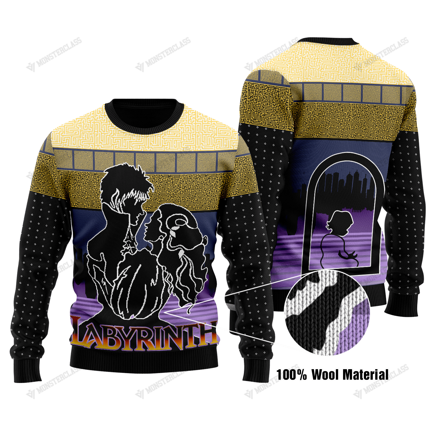 Labyrinth movie christmas sweater