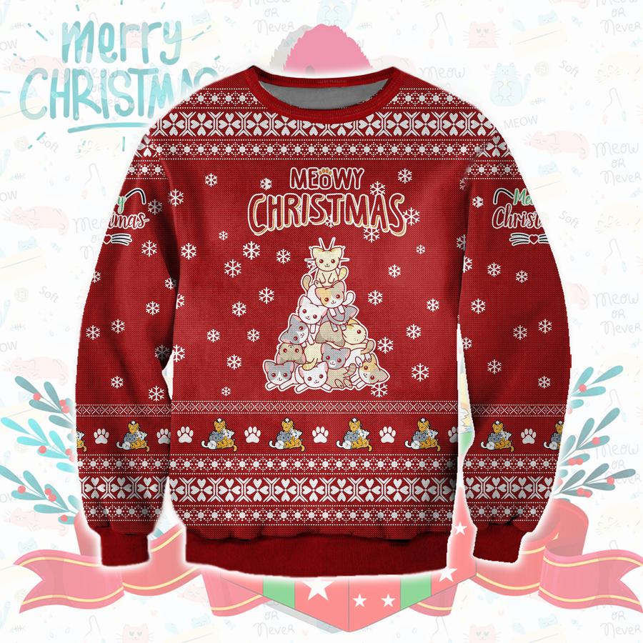 Meowy Christmas Ugly Sweater