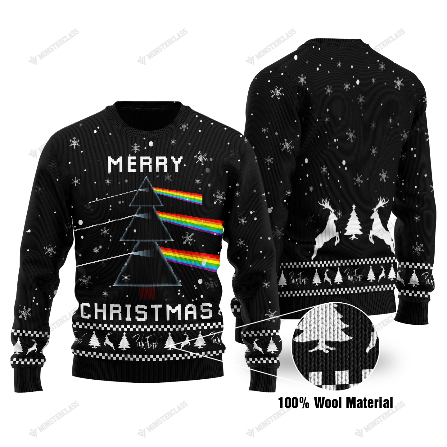 Merry Christmas Pink Floyd christmas sweater