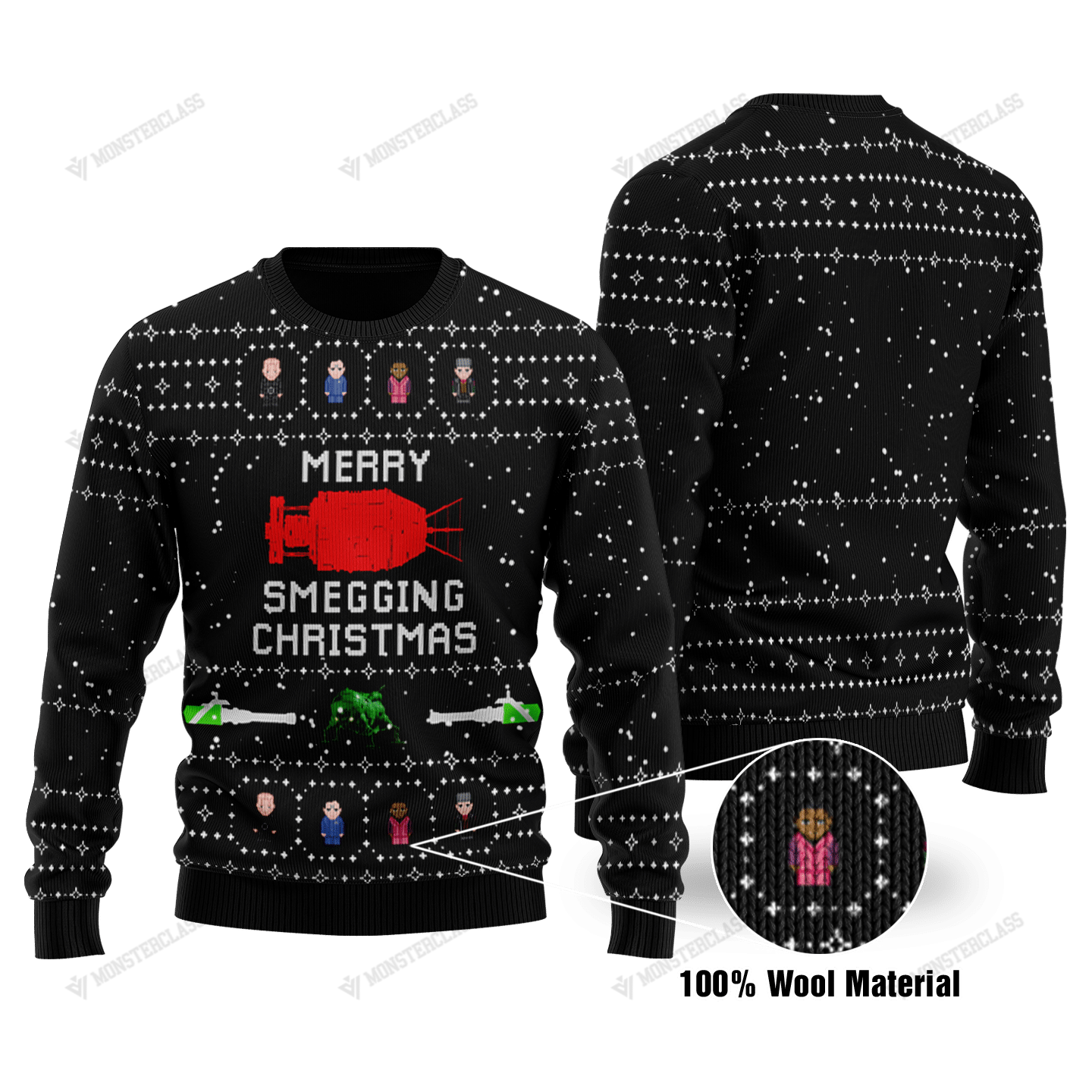 Merry Smegging Christmas Red Dwarf christmas sweater
