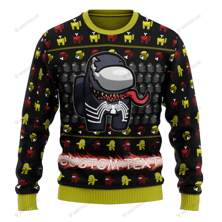 Personalized Among us custom christmas sweater