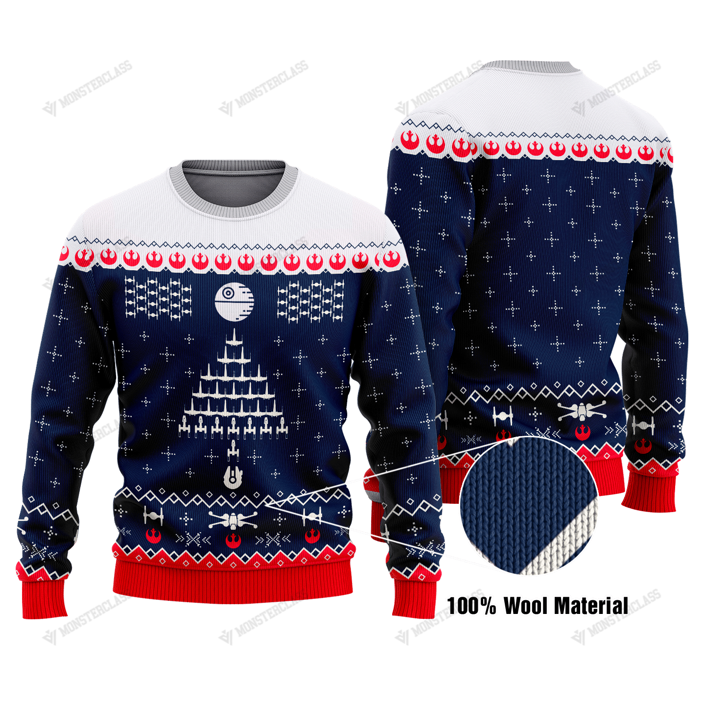 Rebel Invaders christmas sweater