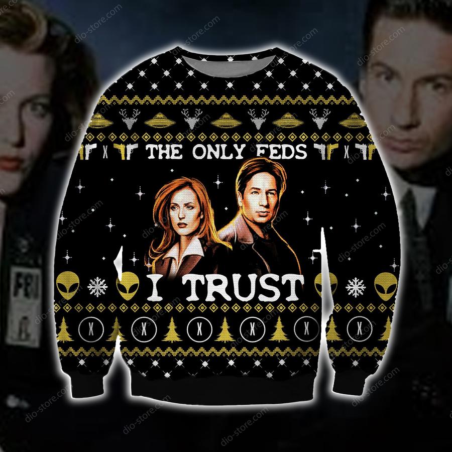The X Files 3d All Over Printed Ugly Christmas sweater