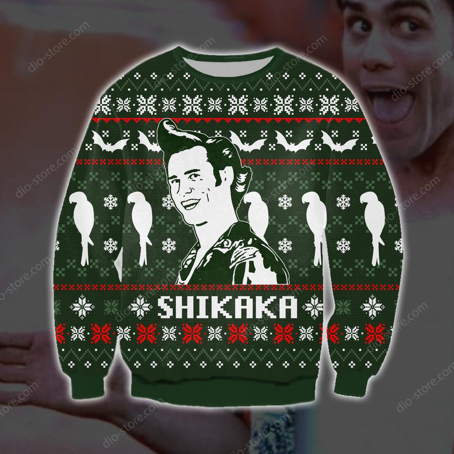 Shikaka 3d Print Ugly Christmas Sweater