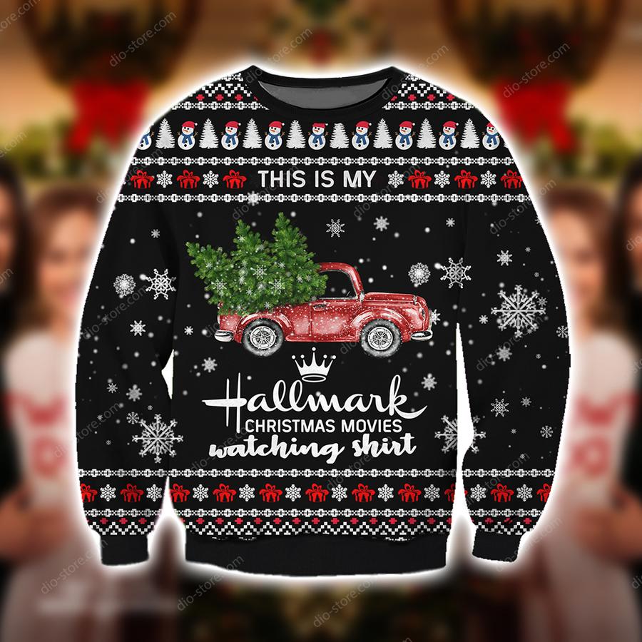 Hallmark Christmas Movies 3d Print Ugly Christmas Sweater