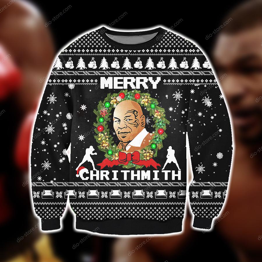 Mike Tyson 3d Print Ugly Christmas Sweater