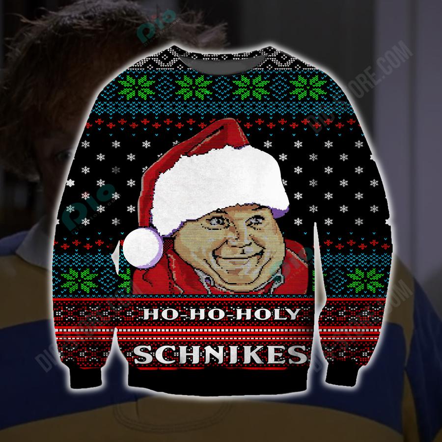 Ho Ho Holy Schnikes 3d Print Ugly Christmas Sweater