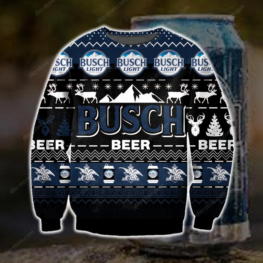 Dark Busch Beer 3d Print Ugly Christmas Sweater