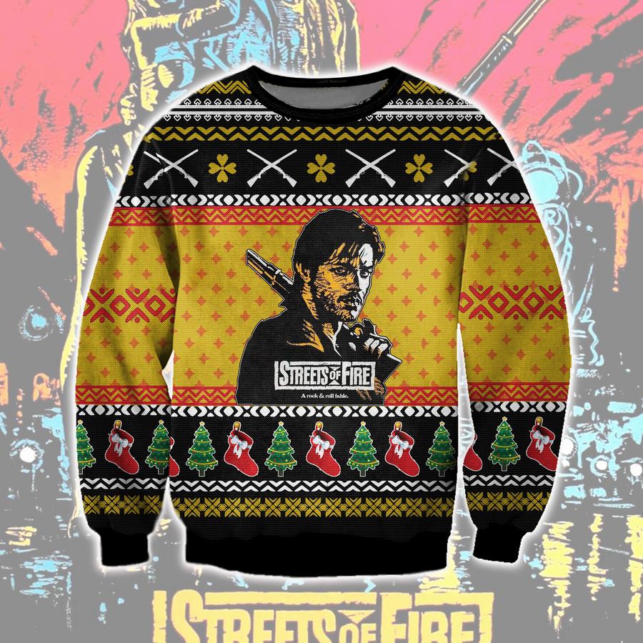Streets Of Fire Christmas Sweater