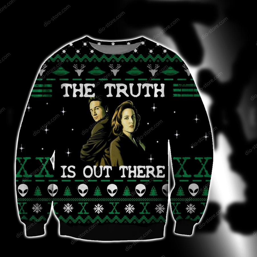 The Truth Is Out There 3d All Over Printed Ugly Christmas sweater