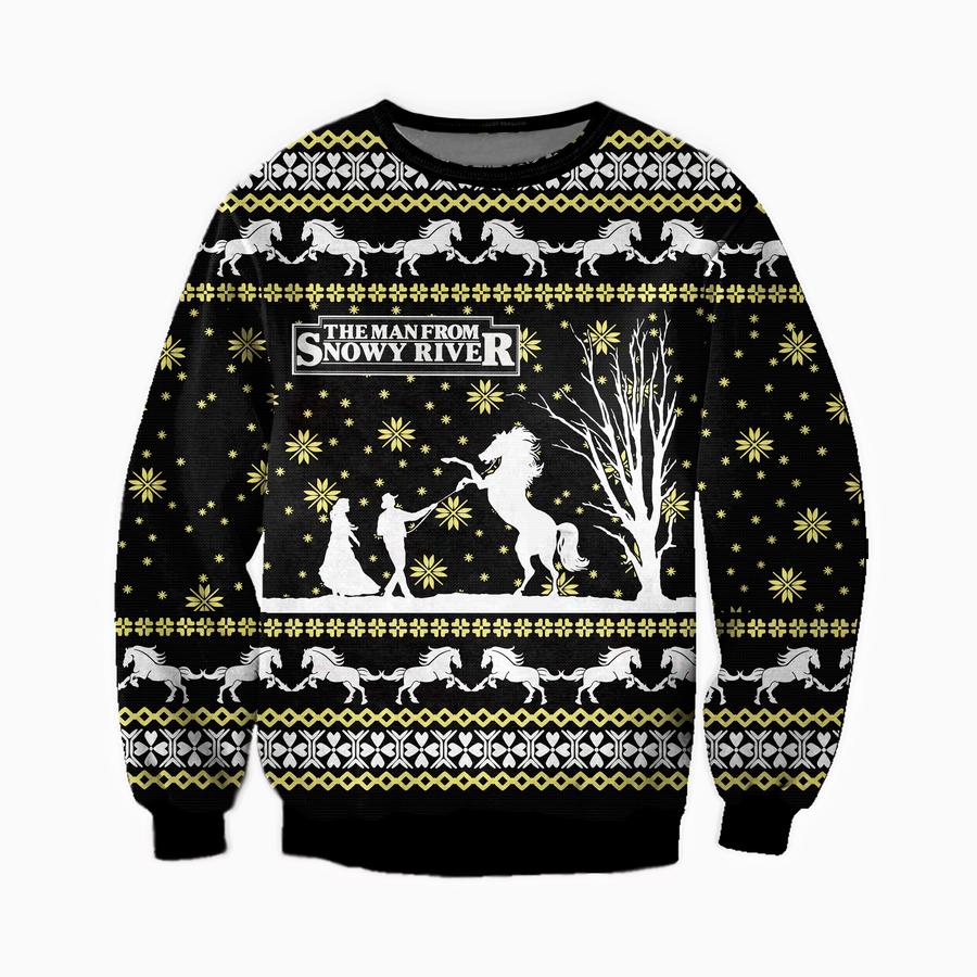 The Man From Snowy River Christmas Sweater