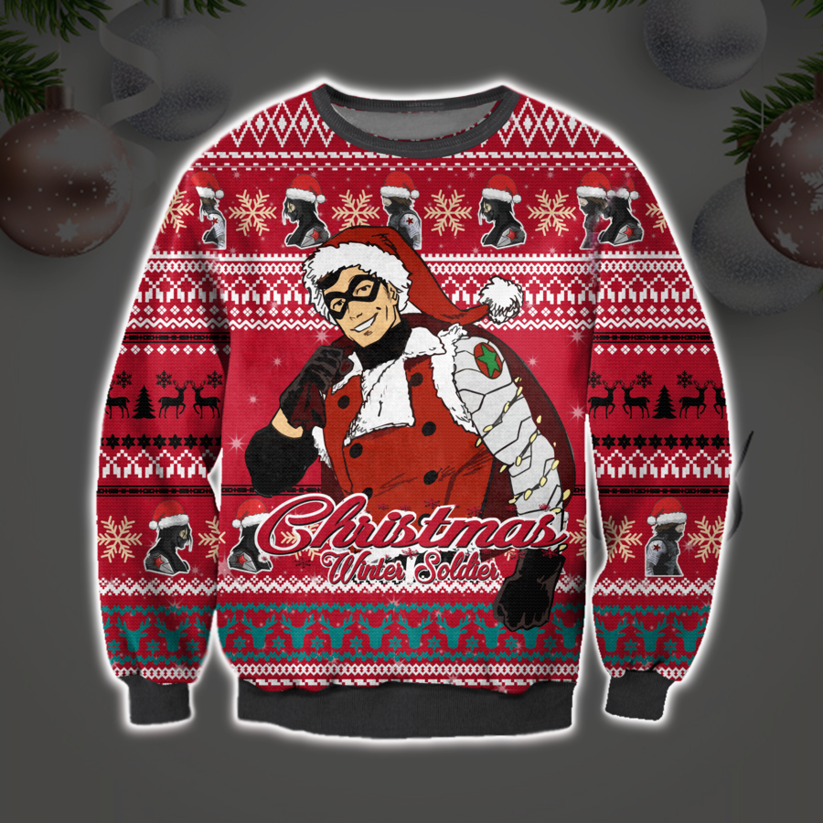 The Winter Soldier Captain America Christmas Sweater