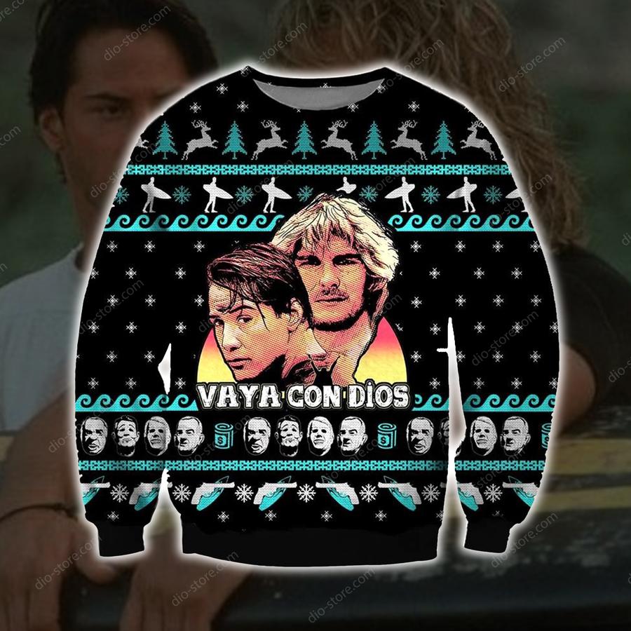 Point Break 3d Print Ugly Christmas Sweater