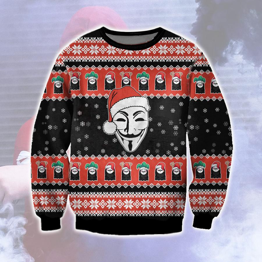 V For Vendetta Christmas Sweater