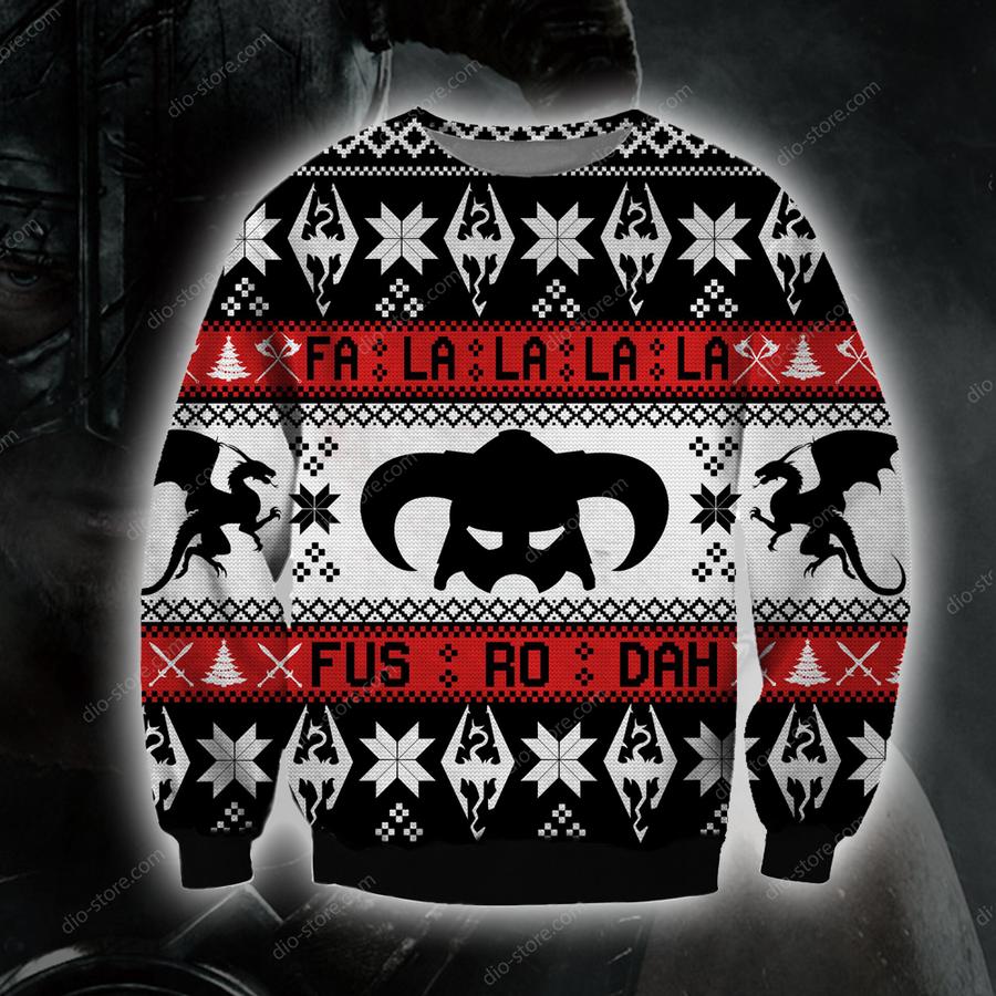 The Elder Scrolls 3d All Over Printed Ugly Christmas sweater