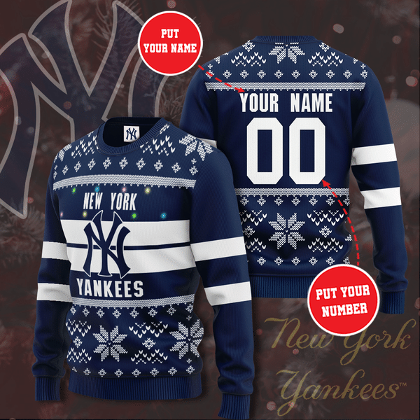 Personalized New York Yankees MLB Ugly Sweater