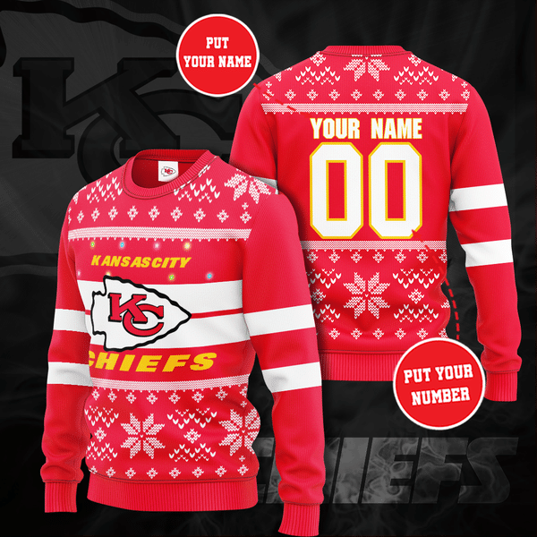 Personalized Kansas City Chiefs NFL Ugly Sweater