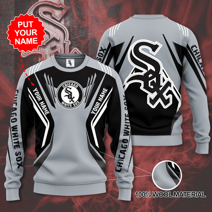 MLB Chicago White Sox Custom Name 3D Sweater