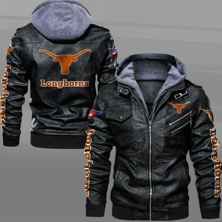 Texas Longhorns Leather Jacket