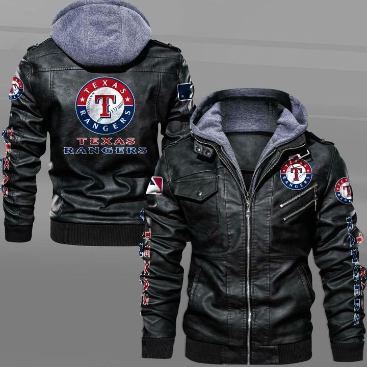 Texas Rangers Leather Jacket