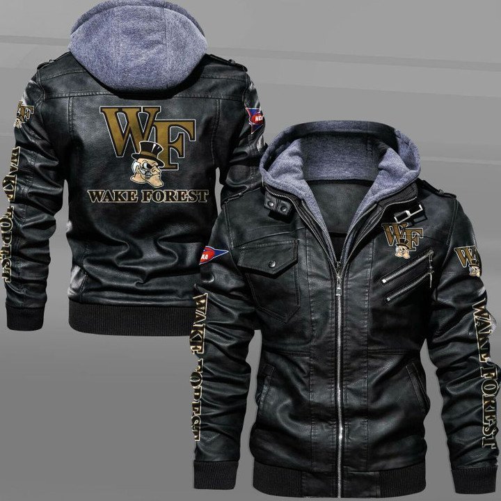 Wake Forest Demon Deacons Leather Jacket