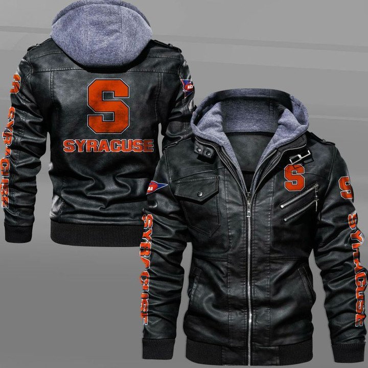 Syracuse Orange Leather Jacket