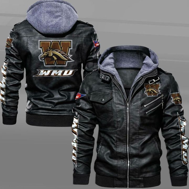 Western Michigan Broncos Leather Jacket