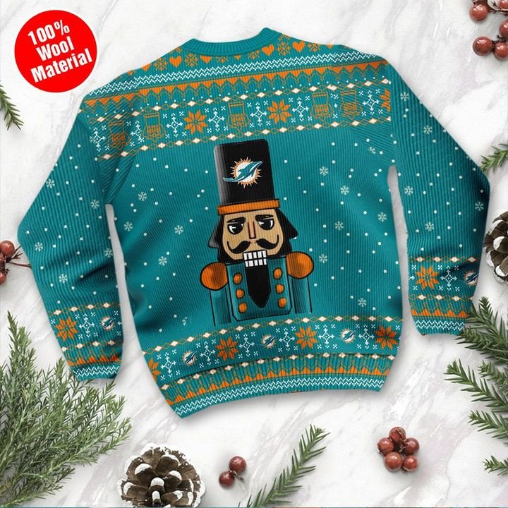 Miami Dolphins Not A Player I Just Crush Alot Ugly Christmas Sweater